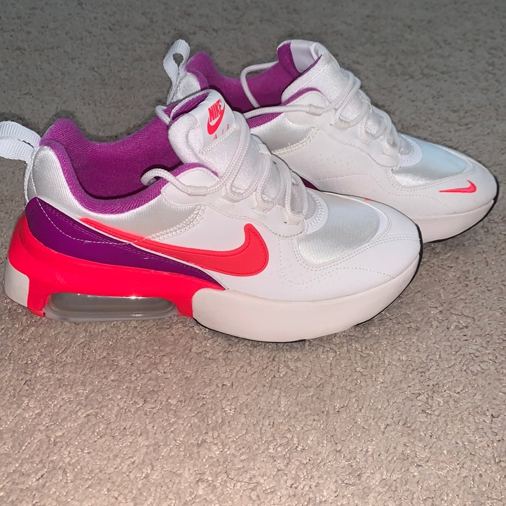 Nike Women's Athletic Shoes - White, Pink, and Purple